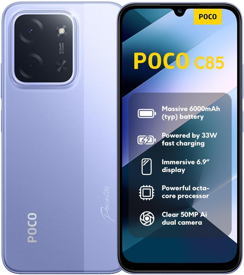Xiaomi Poco C85 Purple Deals July 2026 | MyMobiles