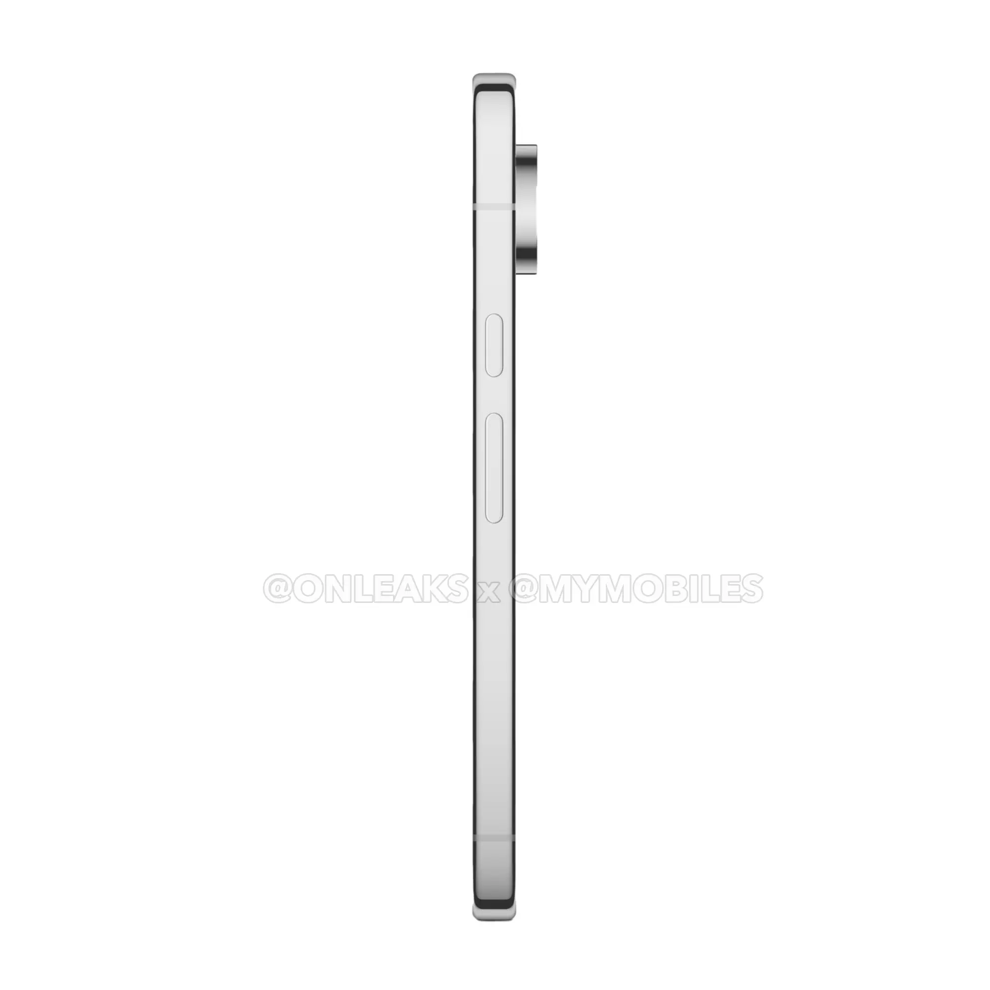 Google Pixel 11 Pro XL in Light Green, leaked press render, side profile