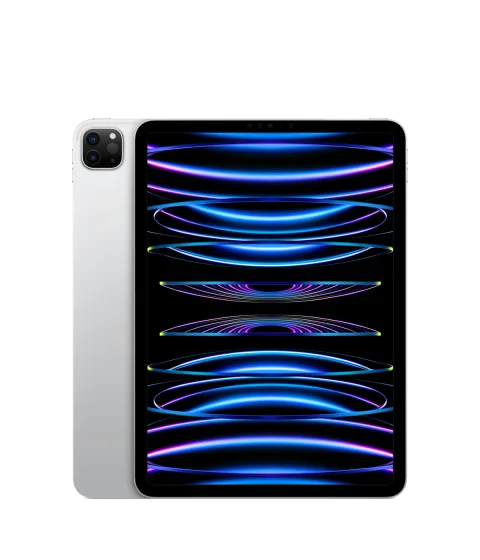 iPad Pro 11-inch (4th generation) in Silver, front view