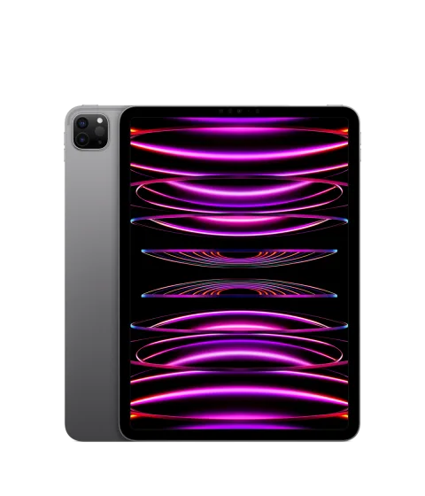 iPad Pro 11-inch (4th generation) in Space Gray, front view