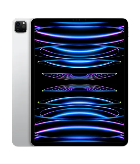 iPad Pro 12.9-inch (6th generation) in Silver, front view