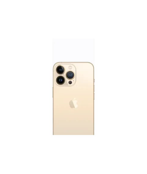 Apple iPhone 13 Pro in Gold - back view