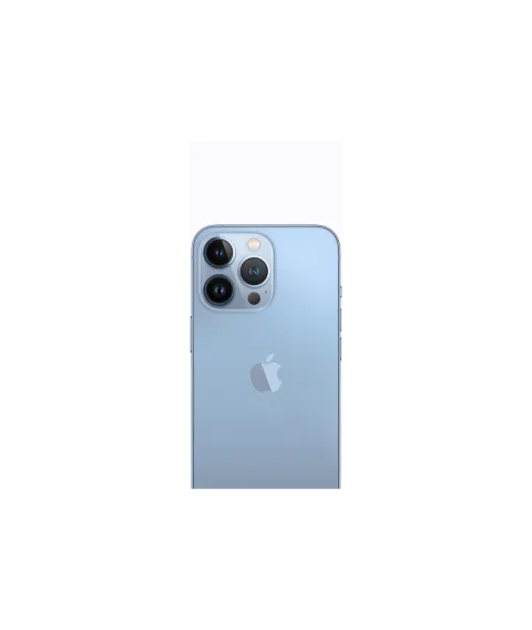Apple iPhone 13 Pro in Sierra Blue - back view
