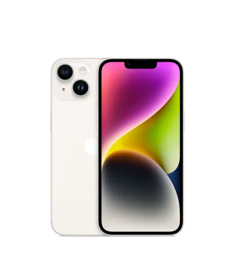 iPhone 14 in Starlight