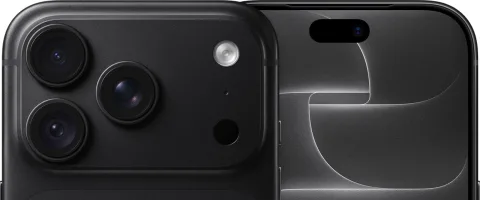 Apple iPhone 18 Pro in Black, angled back and display edge
