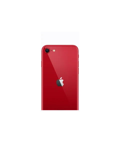 Apple iPhone SE (2022) in (PRODUCT)RED - back view