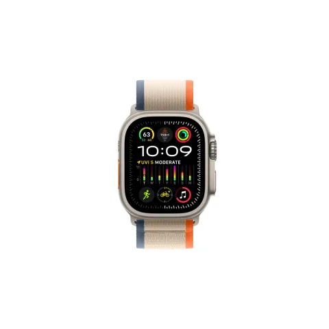 Apple Watch Ultra 2 with Trail Loop, front view