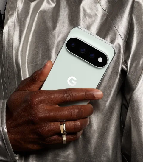 A person holding Google Pixel 11 Pro XL in Fog.
