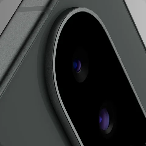A closeup of the Google Pixel Camera bar on Pixel 11.