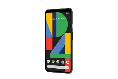 Google Pixel 4 XL in Just Black, front view