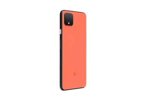 Google Pixel 4 XL in Oh So Orange, back view