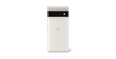 Google Pixel 6 Pro in Cloudy White, back view