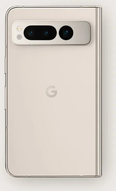 Back of Pixel Fold in Porcelain
