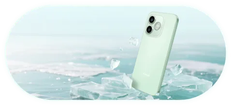 Honor 600 Lite falling into water splash