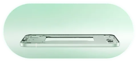 Honor 600 Lite metal frame edge close-up