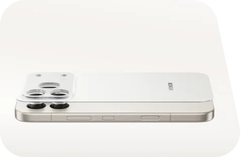 Honor 600 Pro lying flat, side view