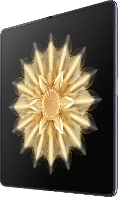 Honor Magic V2 in Purple, unfolded front screen view