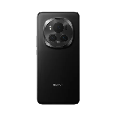 Honor Magic6 Pro in Black, back view