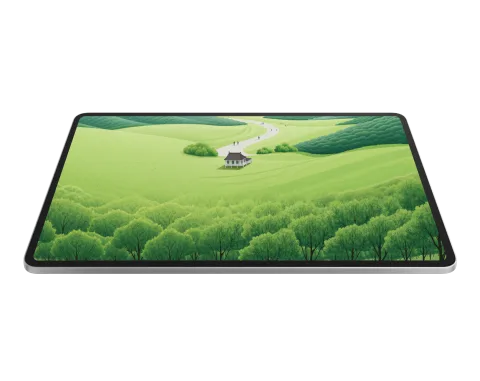 Honor Pad 10 in Space Grey, front view