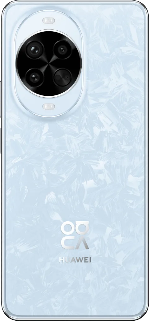 Huawei Nova 14 Pro in Crystal Blue, back view
