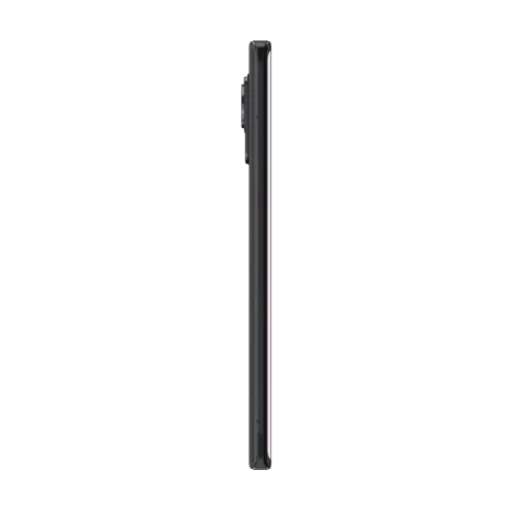Motorola Edge 30 Ultra in Interstellar Black, side profile