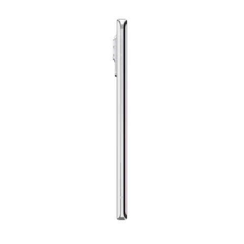 Motorola Edge 30 Ultra in Starlight White, side profile