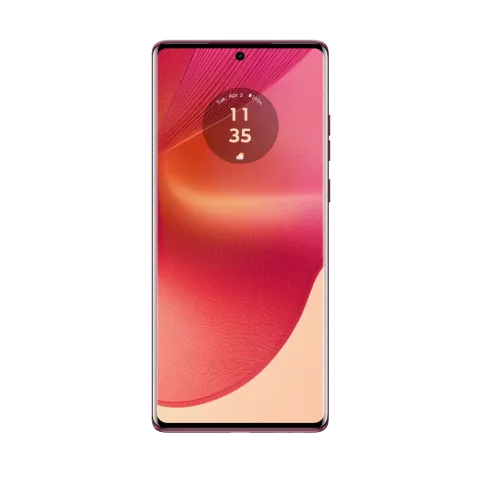 Motorola Edge 50 Fusion in Hot Pink, front view
