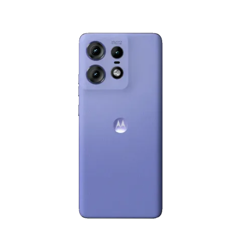 Motorola Edge 50 Pro in Luxe Lavender, back view