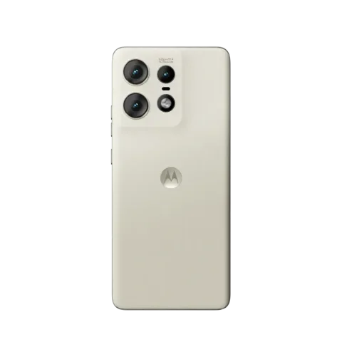 Motorola Edge 50 Pro in Moonlight Pearl, back view