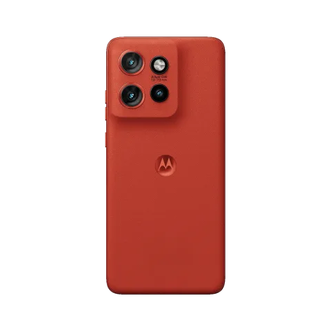 Motorola Edge 60 Neo in Poinciana, back view