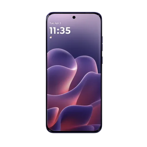 Motorola Edge 70 Fusion in Orient Blue - front view