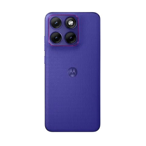 Motorola Edge 70 Fusion in Orient Blue - back view
