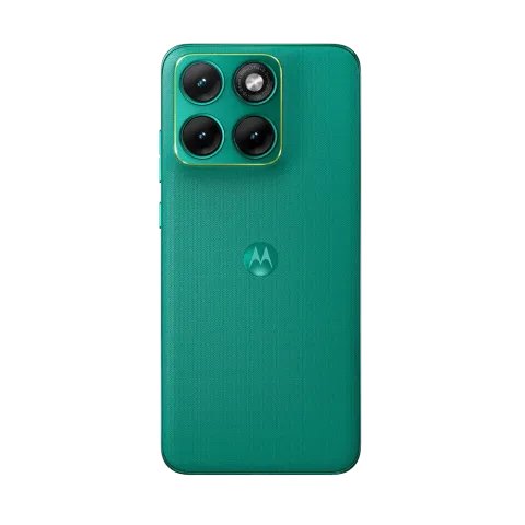 Motorola Edge 70 Fusion in Sporting Green - back view