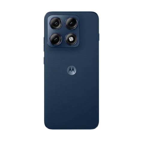 Motorola Edge 70 Pro in PANTONE Titan, back view showing quad camera