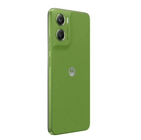 Moto G06 in Tendril, front lock screen
