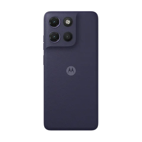 Moto G17 in Evening Blue - back view