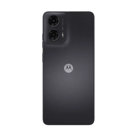 Moto G24 in Steel Grey, back view