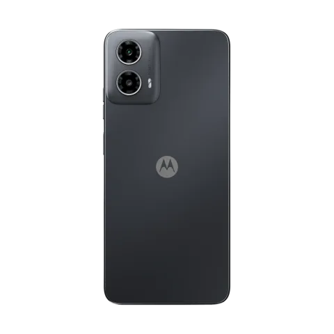 Moto G34 5G in Charcoal Black, back view