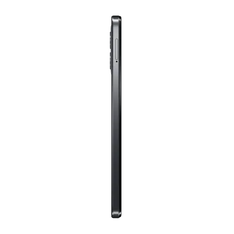 Moto G34 5G in Charcoal Black, side profile