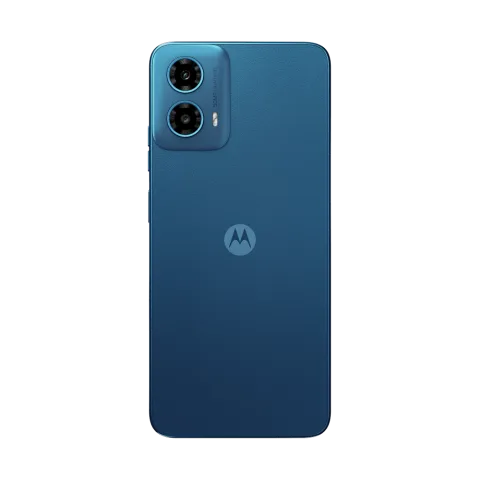 Moto G34 5G in Ocean Green, back view