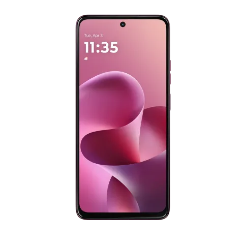 Moto G37 in Fuchsia Red - front view