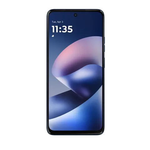 Moto G37 in Nautical Blue - front view
