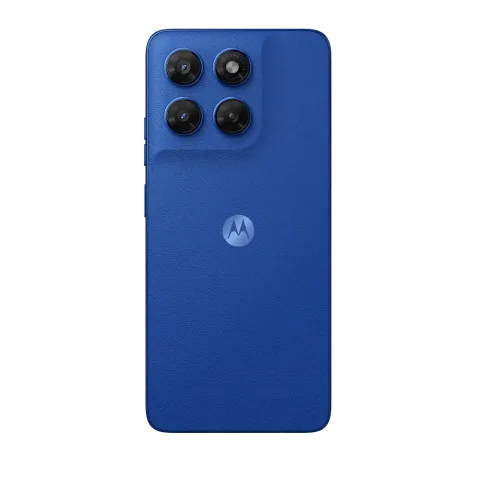 Moto G37 in Nautical Blue - back view