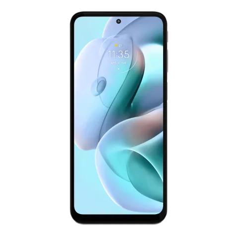 Moto G41 in Zinc Silk, front view