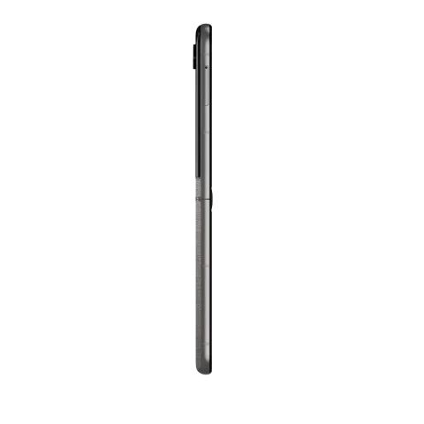 Motorola Razr 70 in PANTONE Hematite, closed, side profile