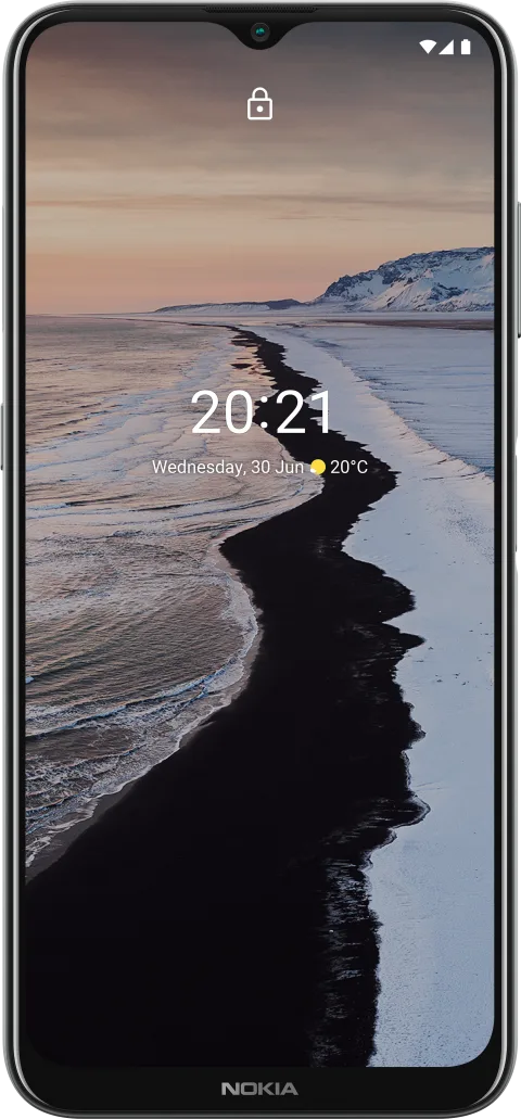 Nokia G10 in Night, front view