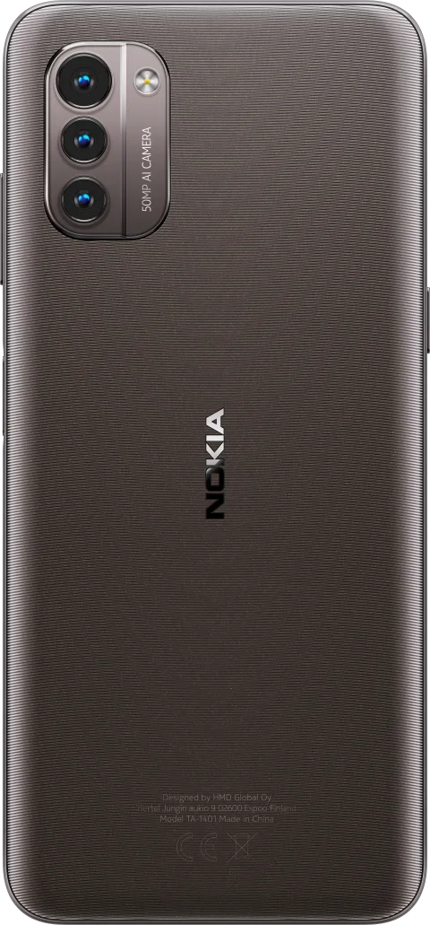 Nokia G21 in Dusk, back view