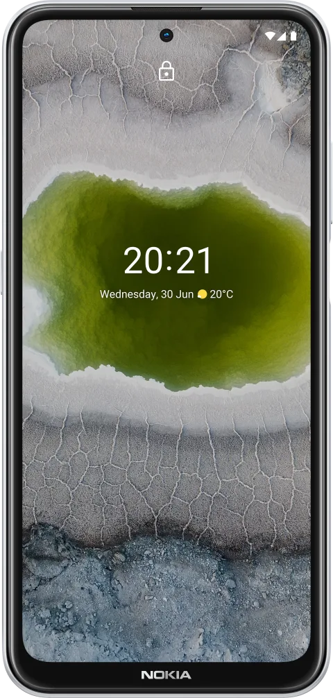 Nokia X10 in Snow, front view