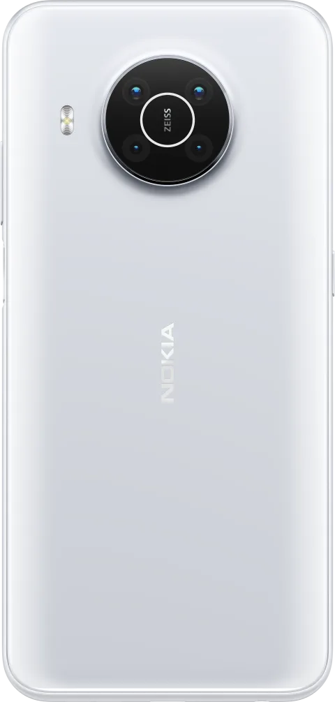 Nokia X10 in Snow, back view
