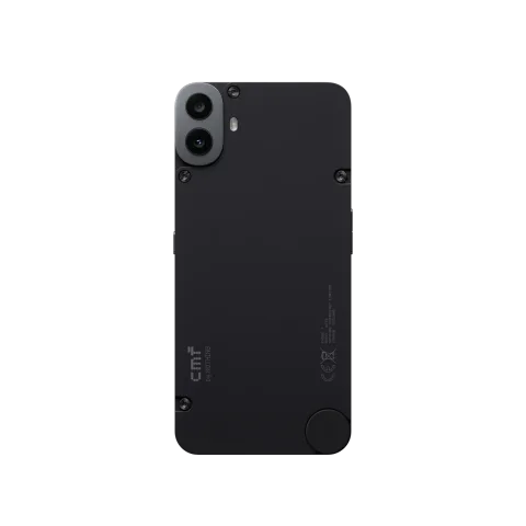 CMF Phone 1 in Black, back view